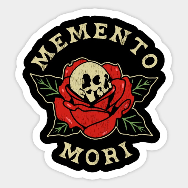 Memento Mori Sticker by OnePresnt